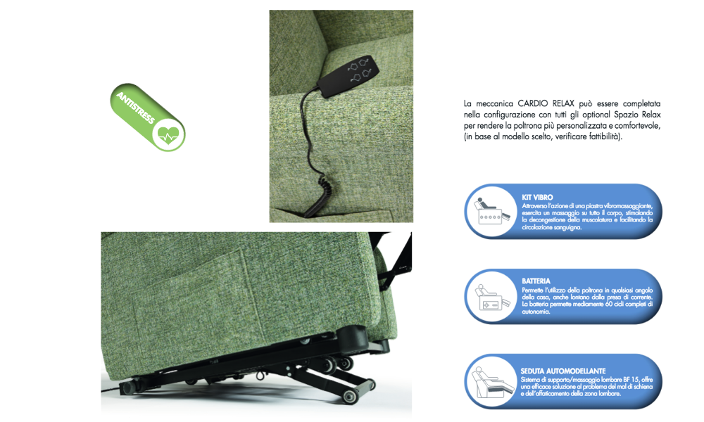 CARDIO RELAX - SEDUTA IN MEMORY FOAM - immagine 2