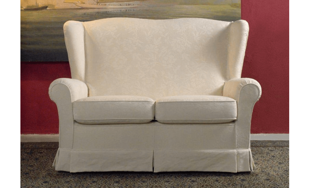 Divano due posti classico Mimi, design elegante e raffinato, perfetto per ogni ambiente