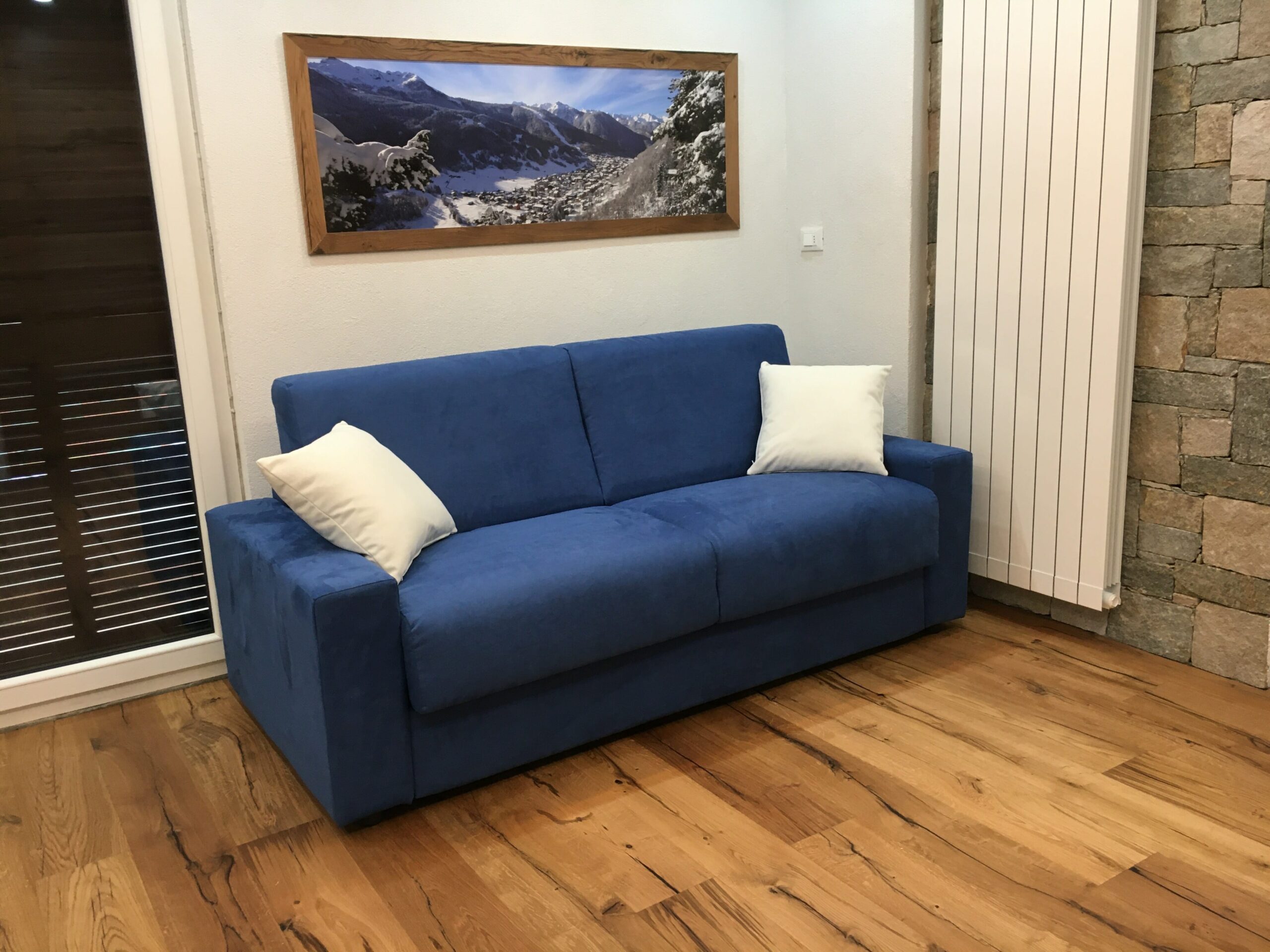 Offerta divano letto materasso alto cm. 18 | con sistema di sollevamento su ruote - immagine 5