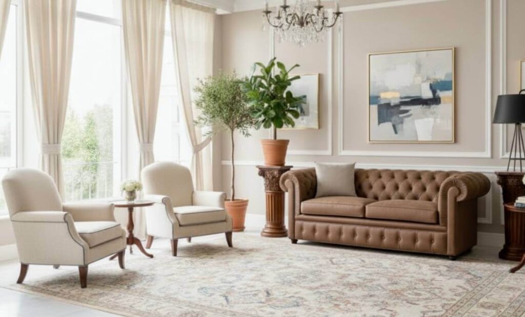 Divano Chesterfield su misura artigianale a Lissone – Stile classico Made in Italy Tino Mariani