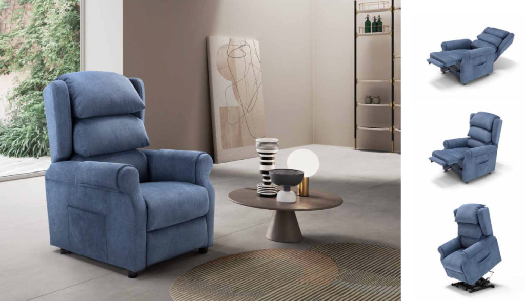 Poltrone relax legge 104 alzapersona con IVA agevolata 4% in pronta consegna