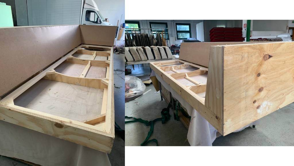 Dettagli Struttura In Legno Per Fabbricazione Divani Angolari Tino Mariani