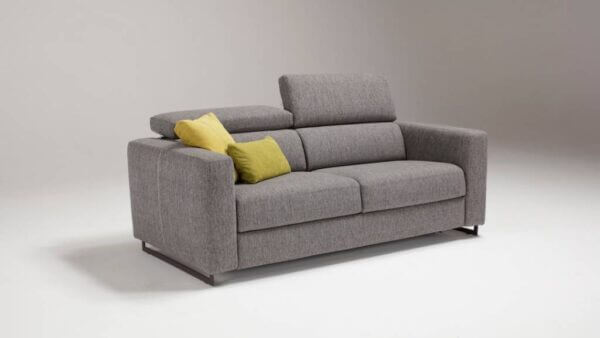 Divano letto matrimoniale Modular Pro Tino Mariani con materasso alto 17 cm e rete ortopedica