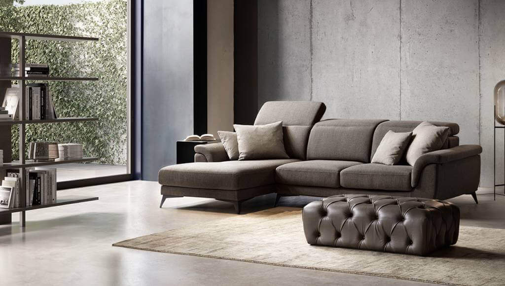 Divano Con Chaise Longue E Sedute Scorrevoli Hawaii Tino Mariani