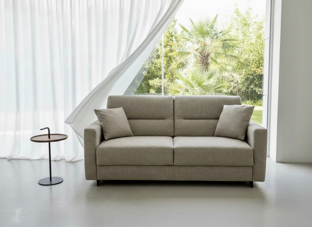 Divano letto Air 193x99 con materasso 140x197 h17 in tessuto antimacchia colore 2 – pronta consegna Tino Mariani
