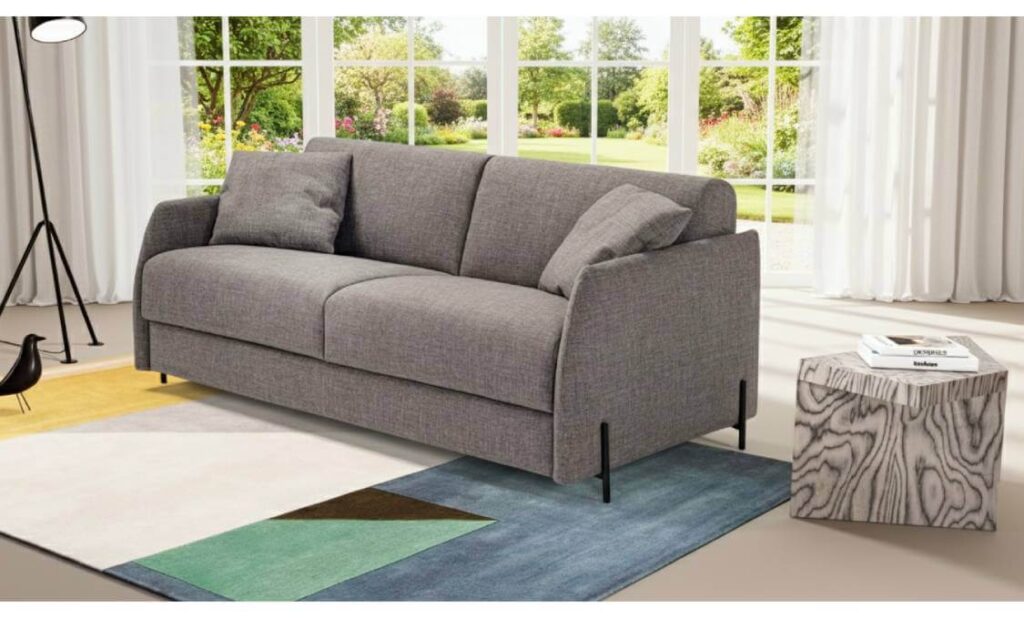 Divano Letto Compatto Line Da Cm. 177 Con Materasso 142x197 H 17 Line Tino Mariani
