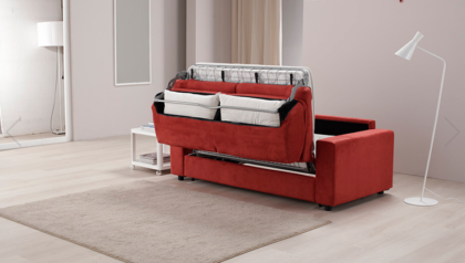 Divano Letto Con Materasso Alto 18 In Microfibra Antimacchia Tino Mariani