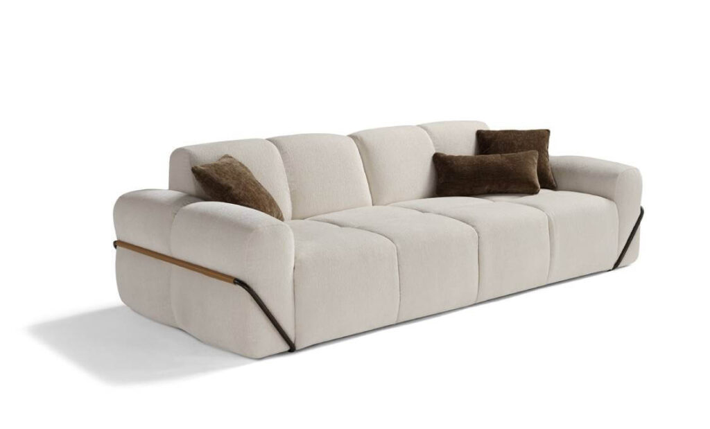 Divano letto Sky con seduta profonda, design moderno – Tino Mariani