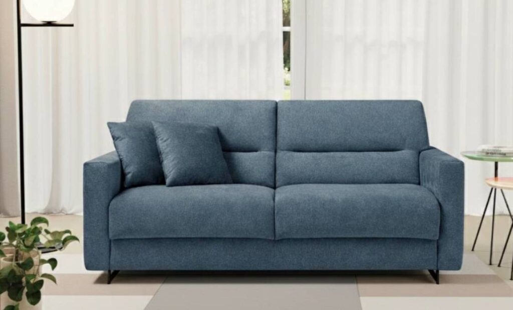 Divano Letto Air Tino Mariani – miglior divano letto ad uso quotidiano con materasso 17 cm, vano porta guanciali, tessuto antimacchia e consegna rapida
