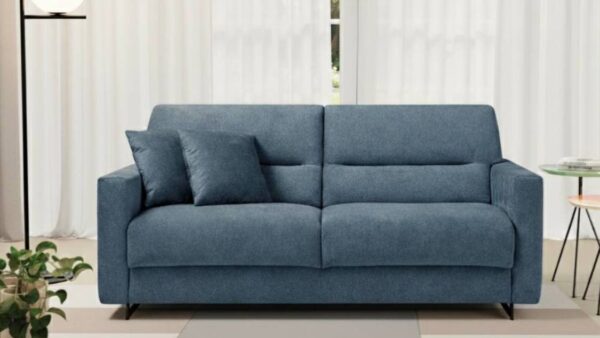 Divano Letto Air Tino Mariani – miglior divano letto ad uso quotidiano con materasso 17 cm, vano porta guanciali, tessuto antimacchia e consegna rapida