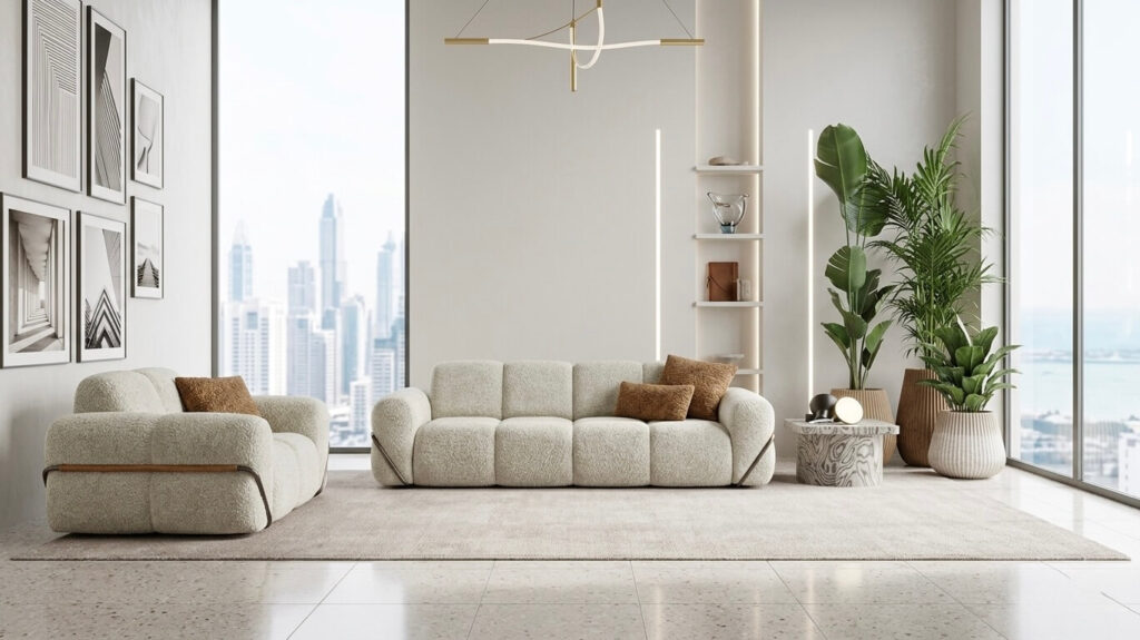 Divano Letto Design Sky In Tessuto Bi Elastic Tino Mariani