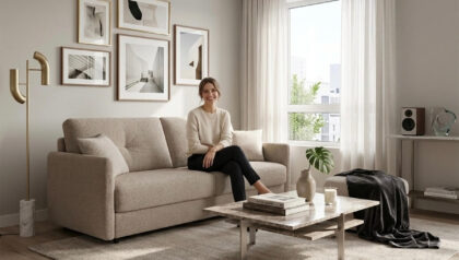 Divano letto matrimoniale Modular Plus Tino Mariani in pronta consegna con materasso comfort
