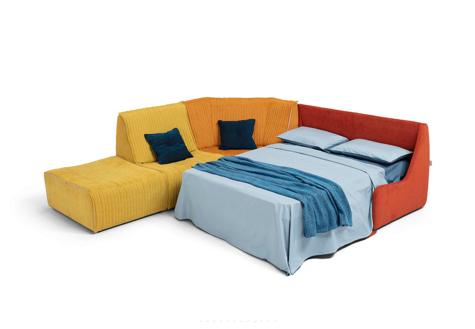 Divano Letto Moderno In Tessuto Sfoderabile Bangkok