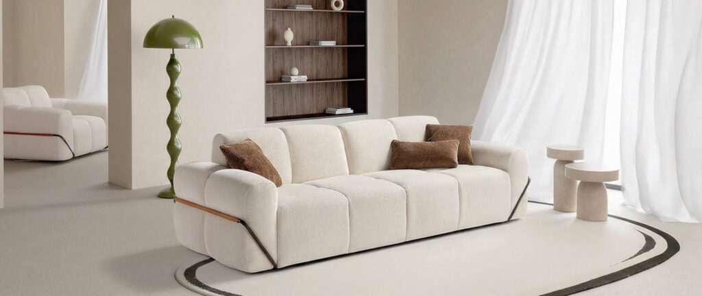 Divano Letto Moderno Sky In Tessuto Tino Mariani