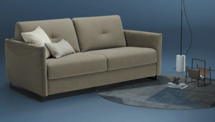 divano letto piccolo modular plus cm. 142x100 in pronta consegna tino mariani