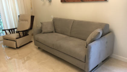Divano Letto Praga In Microfibra Anti Macchia Tino Mariani