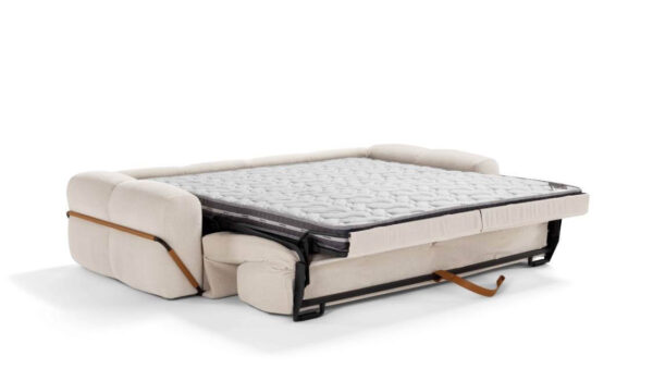 Divano letto Sky Tino Mariani aperto – materasso 160x197 cm, altezza 13 cm