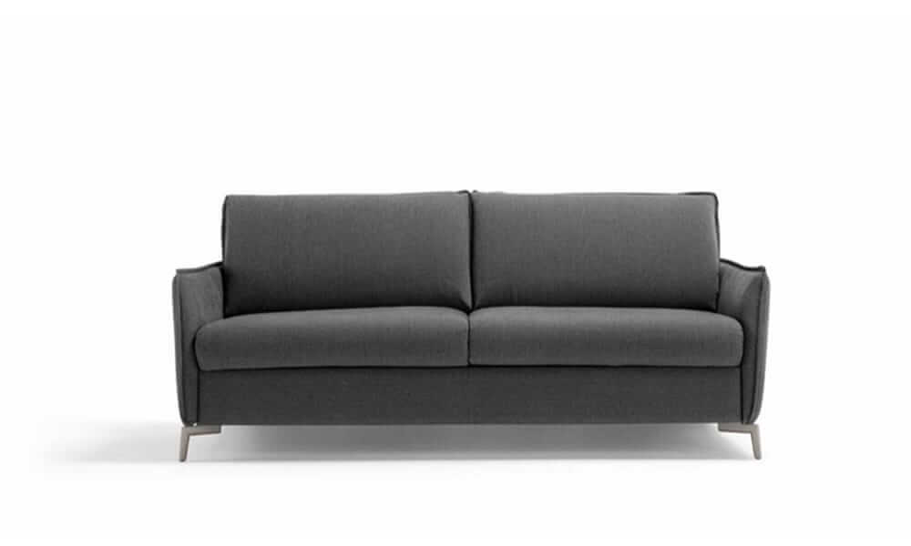 promozione divano letto elegance con piedini alti