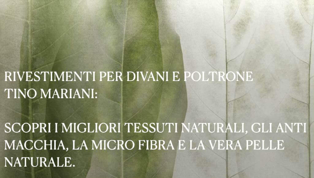 Miglior Rivestimento Per Divani e Poltrone di Tino Mariani