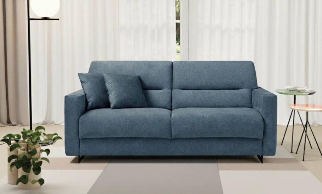 Divano Letto Air Tino Mariani Materasso 17 cm Porta Guanciali Tessuto Anti Macchia Consegna Rapida