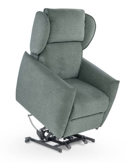 Poltrona relax moderna in tessuto con sistema alzapersona, disponibile a Lecco e Como da Tino Mariani