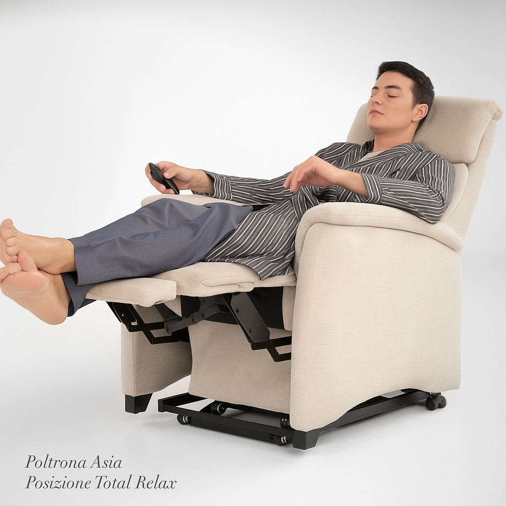Poltrona relax Asia Cardio con alzapersona per anziani ad Abbiategrasso – Tino Mariani