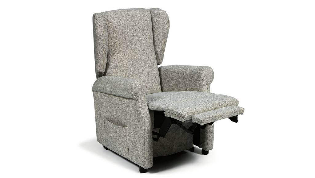 Poltrona Relax Bergè Compact In Tessuto Aquaclean Tino Mariani