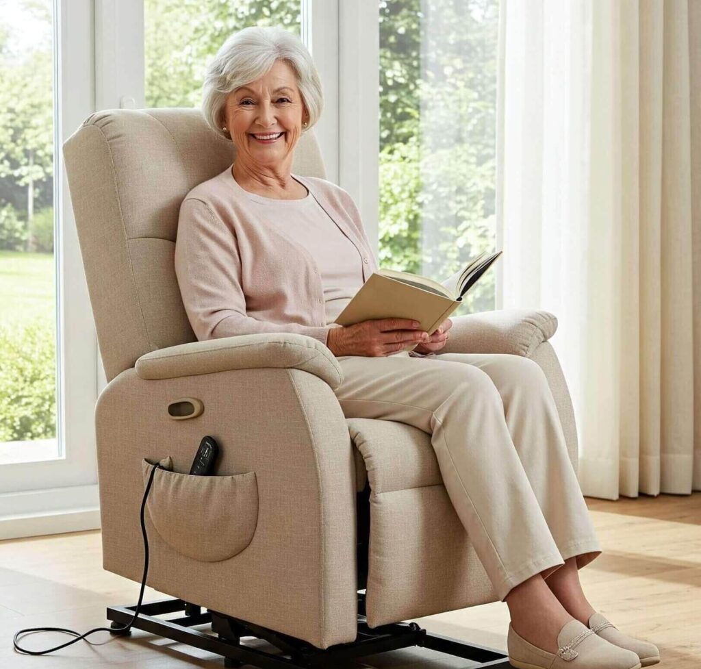 Poltrona Relax Elettrica Alza Persona Per Anziani