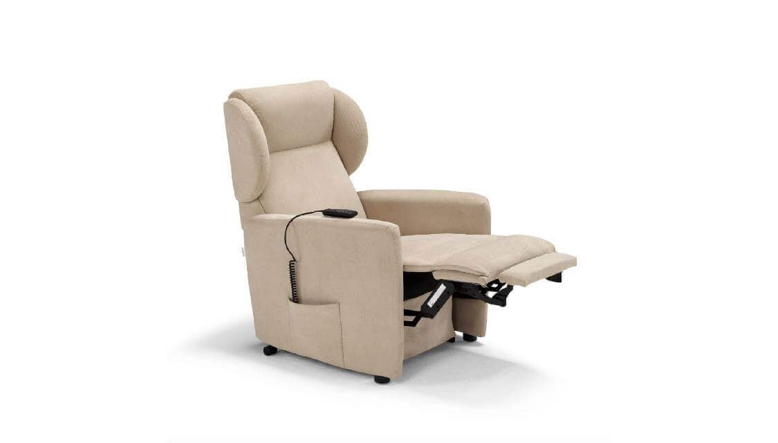Poltrona Relax Scontata Elettrica Carina Con Doppia Pediera Tino Mariani