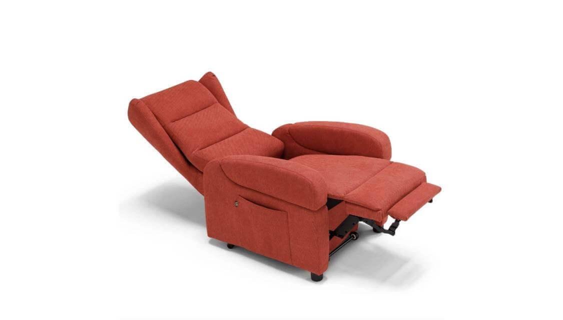 Poltrona Relax Elettrica Con Doppia Pediera Batik Tino Mariani