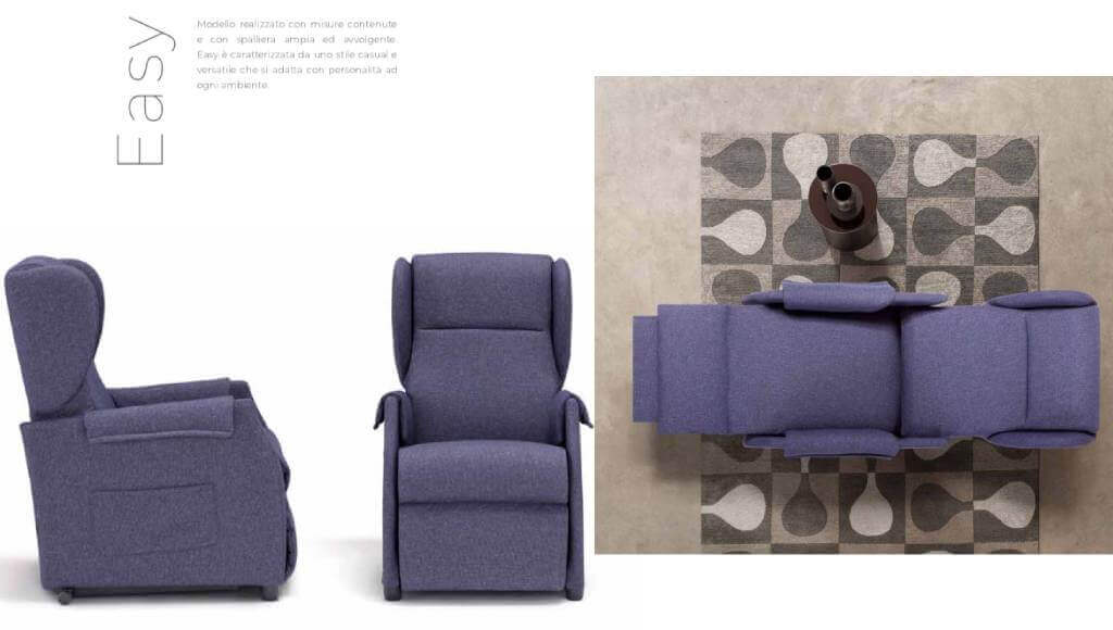 Poltrona Relax Piccola Easy Tino Mariani 1