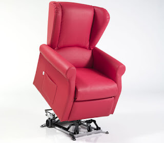 Poltrona relax alza persona elettrica in tessuto antimacchia, ideale per anziani e disabili – Tino Mariani