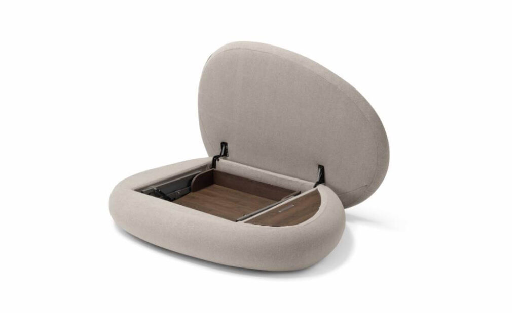 Pouf Stone Con Scrivania Chiusa Tino Mariani