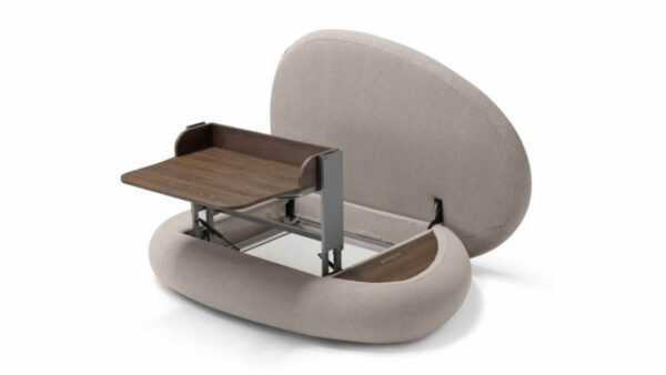 Pouf trasformabile Stone Tino Mariani – con scrivania integrata