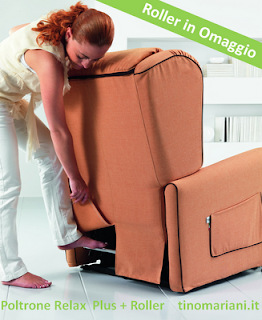 Poltrona relax elettrica alzapersona con 4 ruote Tino Mariani – comfort artigianale per anziani