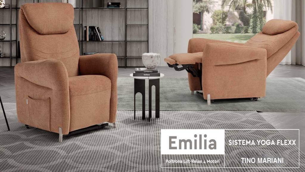 Sistema Cardio Relax per poltrona emilia yoga flexx tino mariani